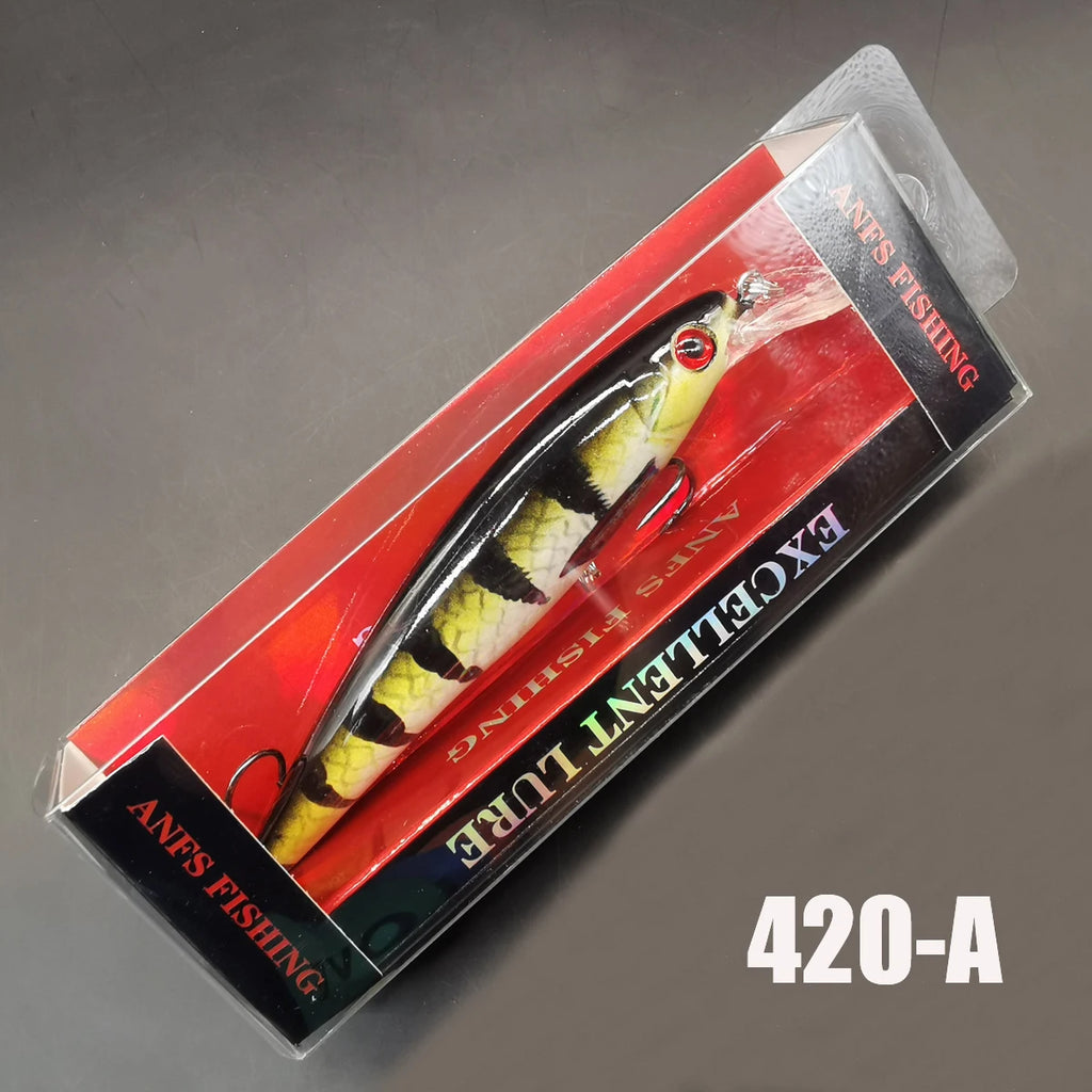 1pc/3pcs 13g Fishing Lure Colorful Printing Sinking Minnow Artificial Bait Cool Fishing Tackle