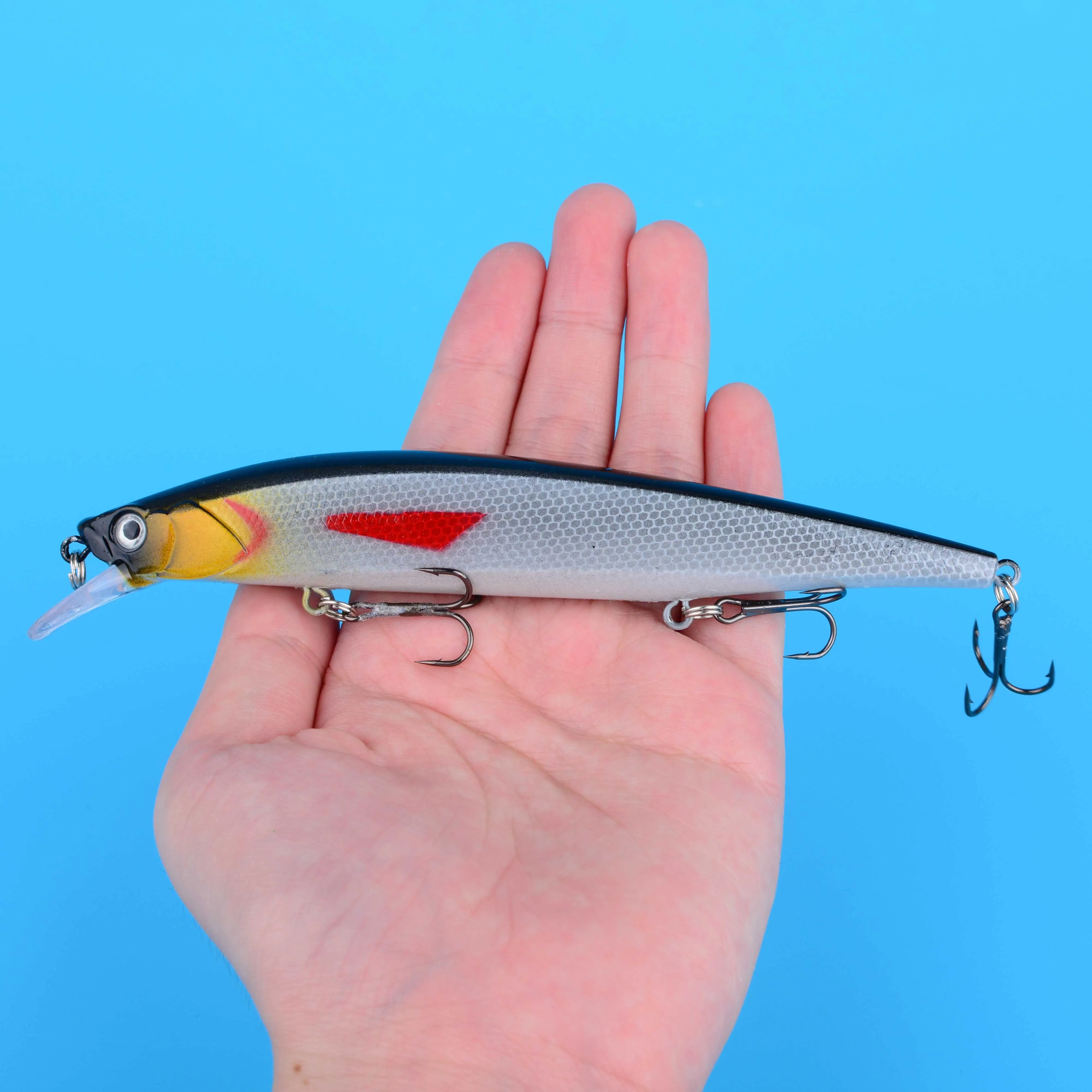 1PC Fishing Lure Floating Jerkbait 20g Weight Wobbler 14cm Minnow Bass Pike Tackle