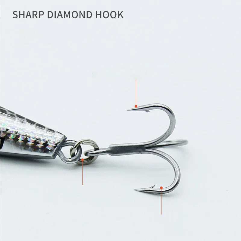 Sinking Pencil Fishing Lure Weight System Silicone Bait Treble Hook Swimbait Wobbler Tackle Jerkbait Artificial Baits