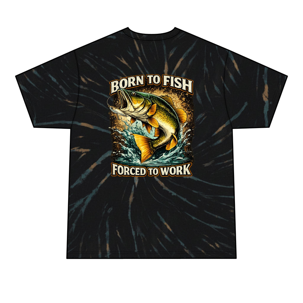 Born to Fish Tie-Dye Tee — Men's Fishing T-Shirt
