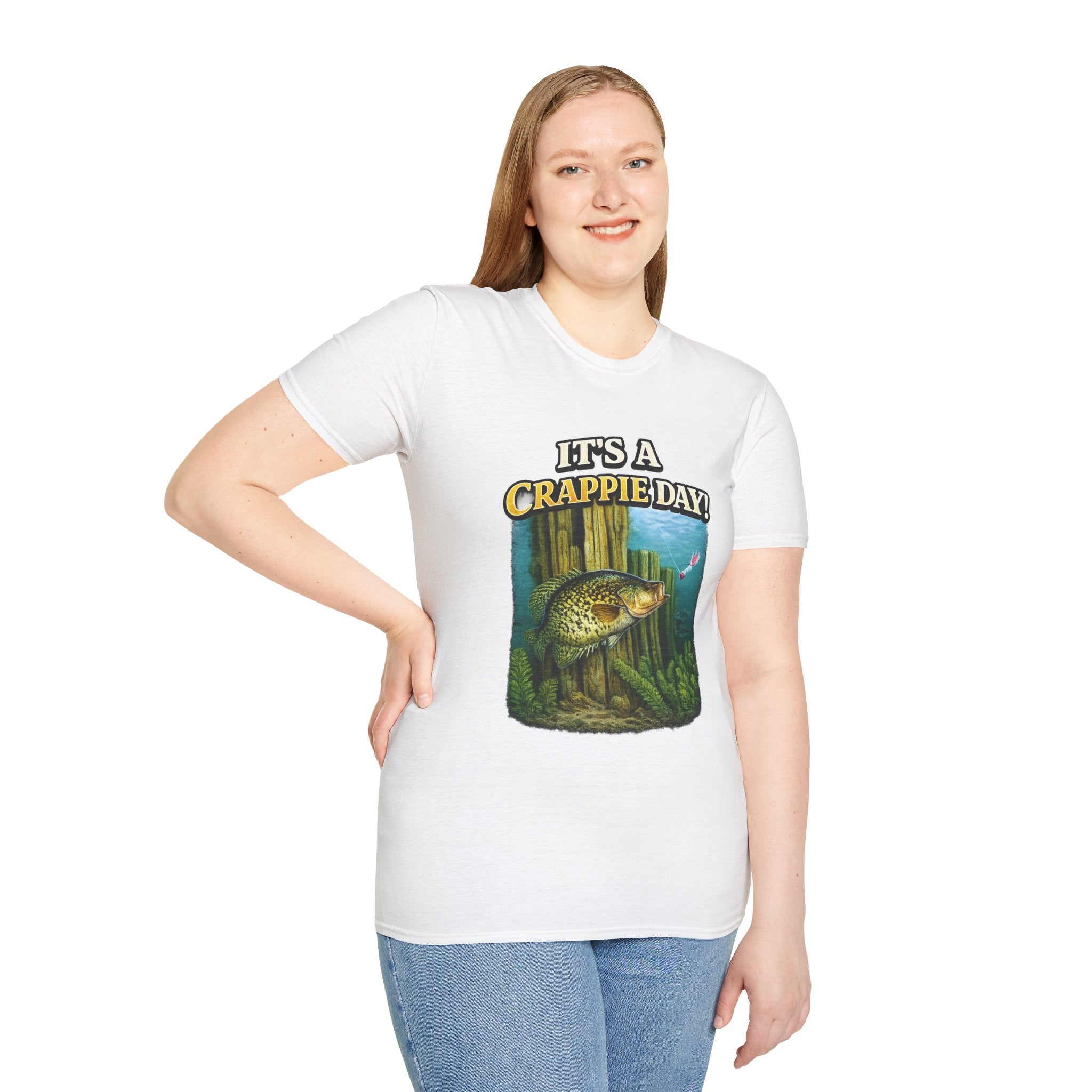 It's a Crappie Day! T-Shirt — Fishing Crappie Graphic Tee