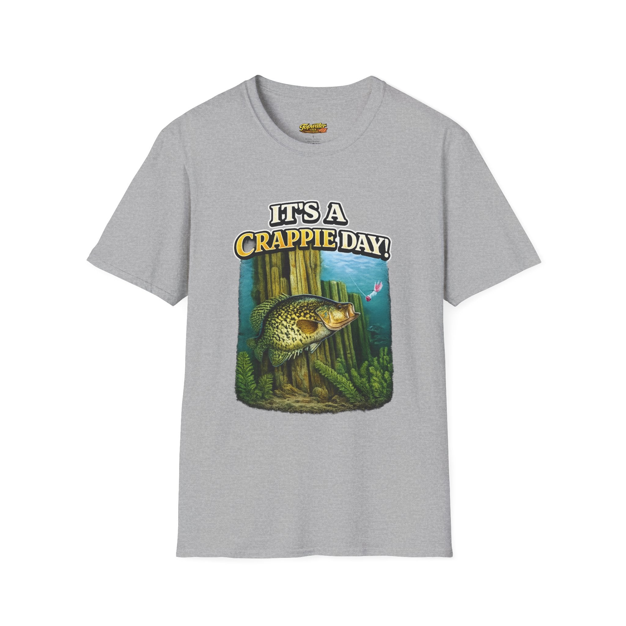 It's a Crappie Day! T-Shirt — Fishing Crappie Graphic Tee