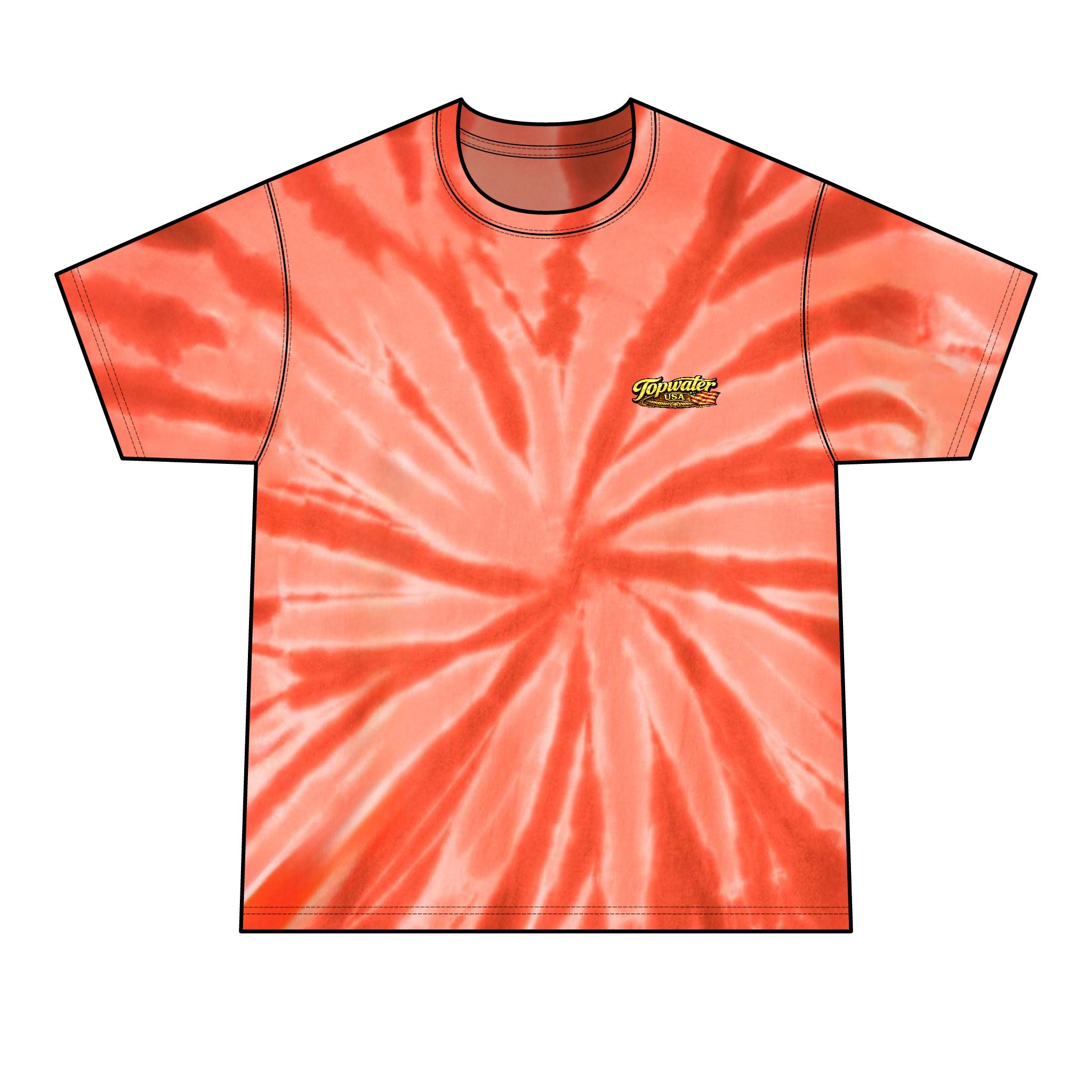 Born to Fish Tie-Dye Tee — Men's Fishing T-Shirt