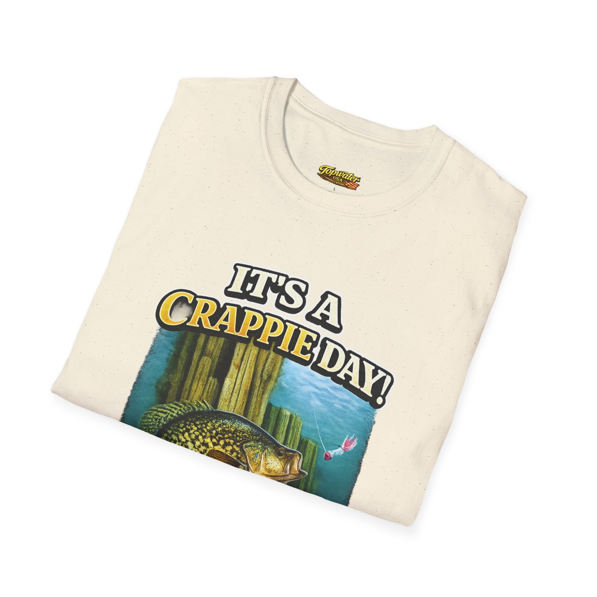 It's a Crappie Day! T-Shirt — Fishing Crappie Graphic Tee