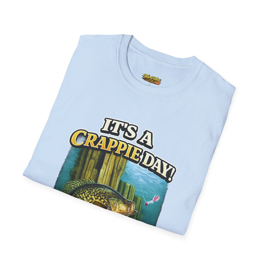 It's a Crappie Day! T-Shirt — Fishing Crappie Graphic Tee