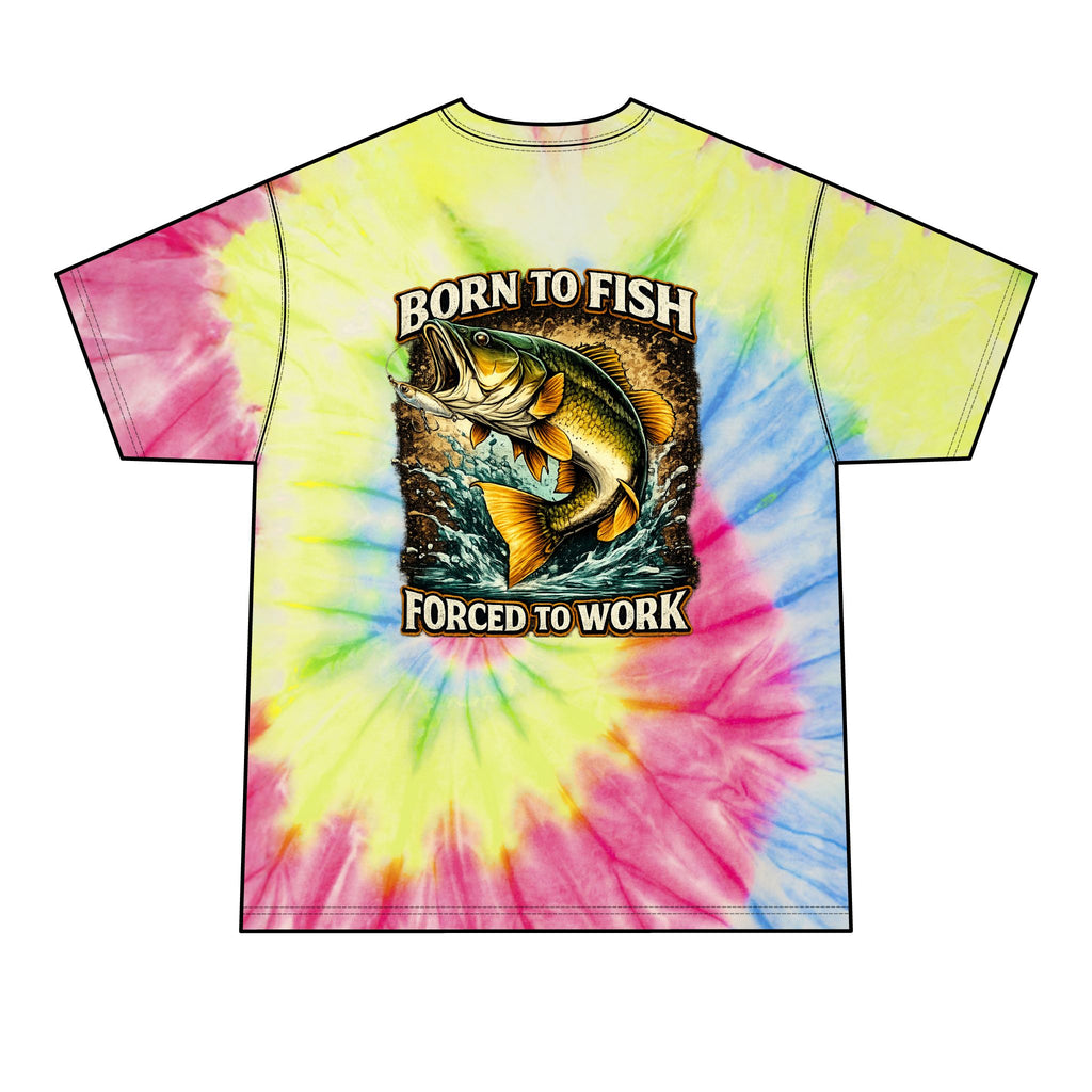 Born to Fish Tie-Dye Tee — Men's Fishing T-Shirt