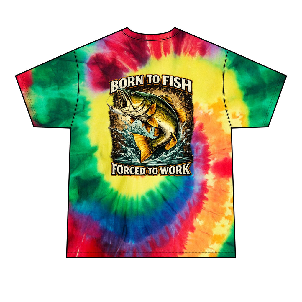 Born to Fish Tie-Dye Tee — Men's Fishing T-Shirt