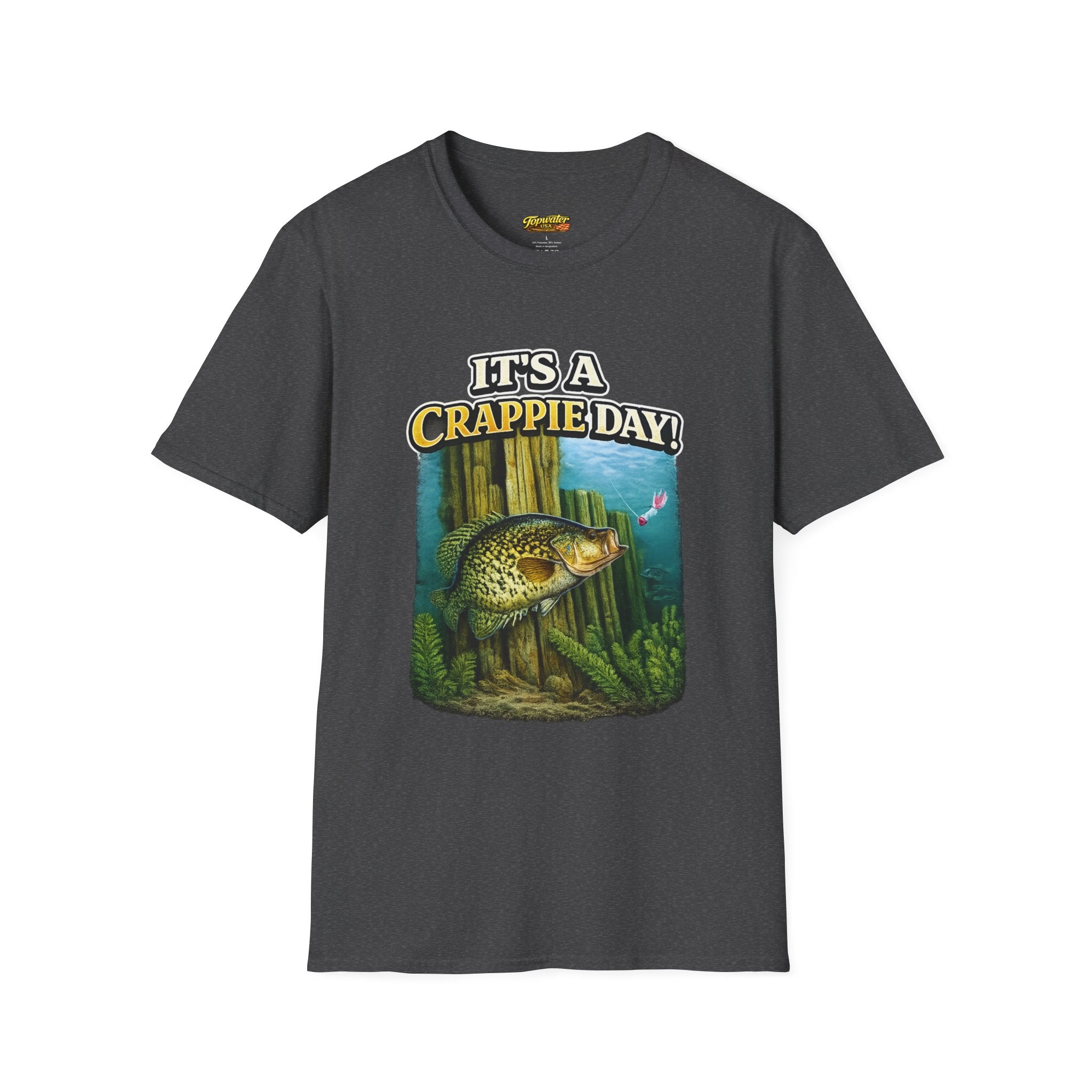 It's a Crappie Day! T-Shirt — Fishing Crappie Graphic Tee