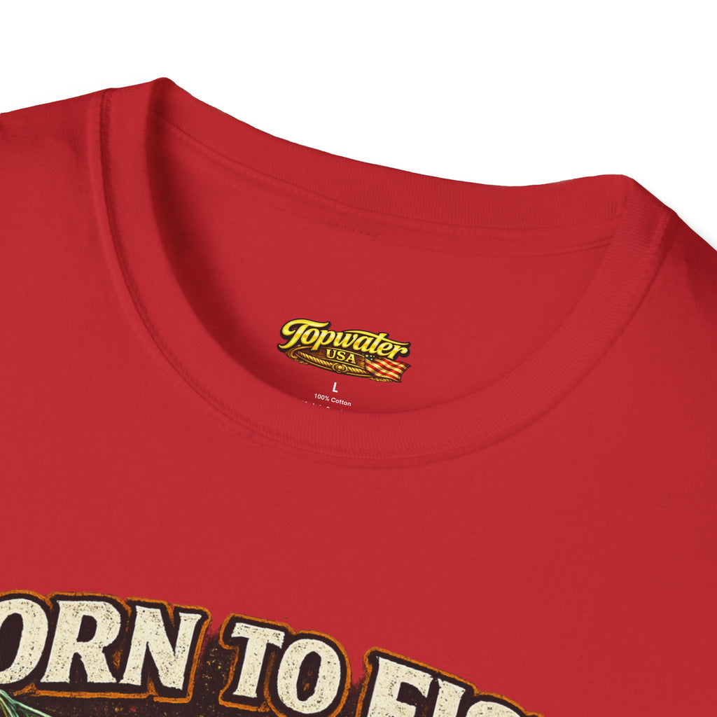 Born to Fish T-Shirt – "Born to Fish, Forced to Work" Fishing Graphic Tee