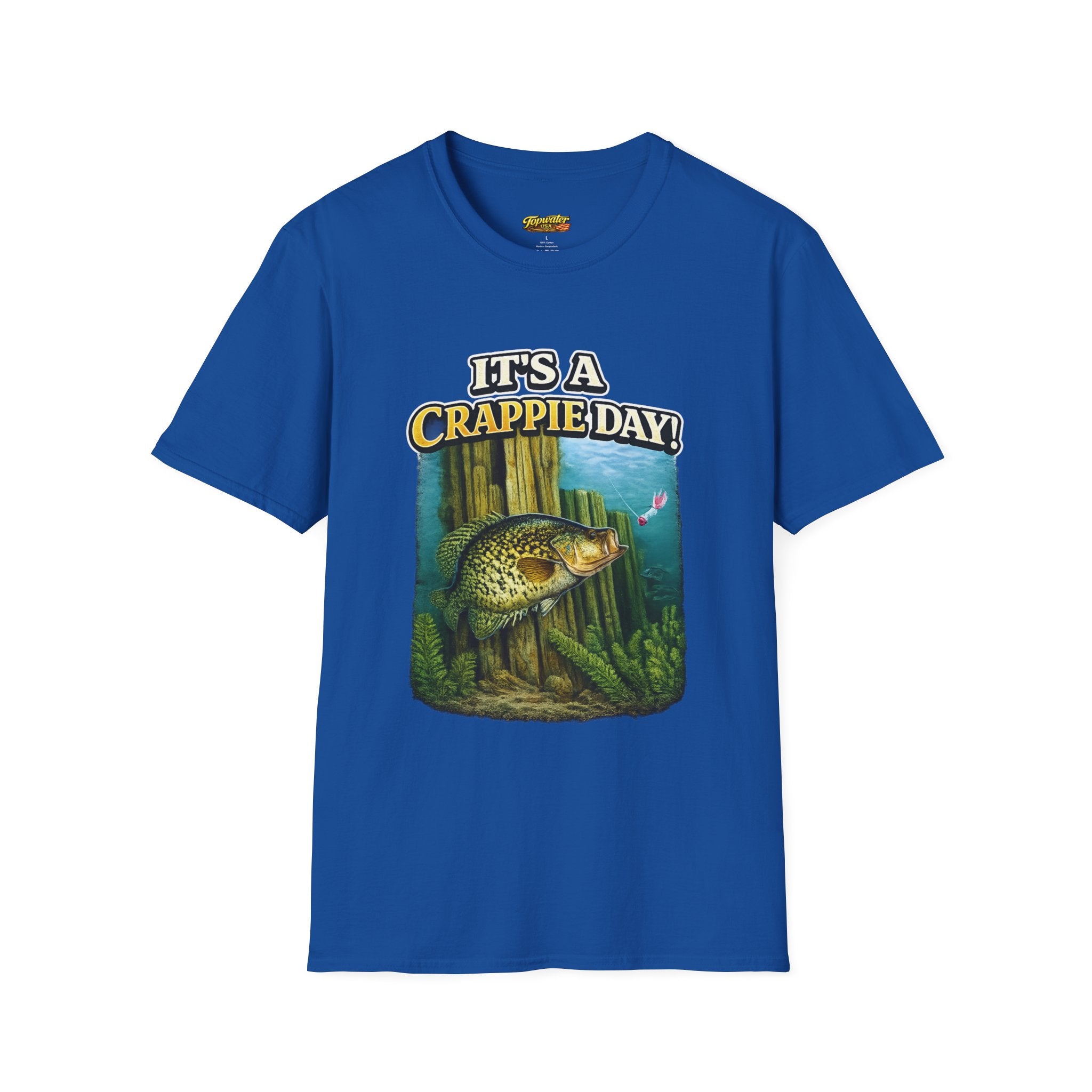 It's a Crappie Day! T-Shirt — Fishing Crappie Graphic Tee