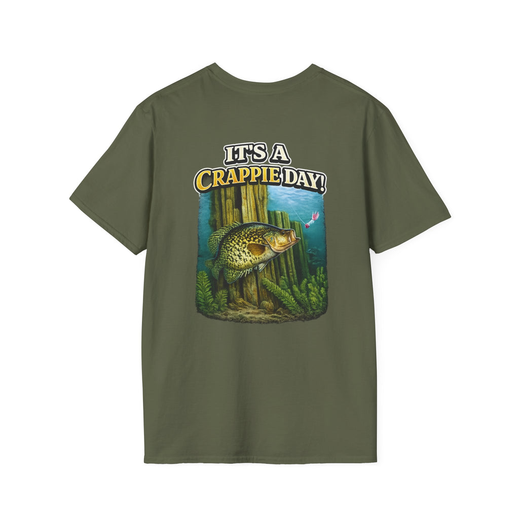 It's a Crappie Day! T-Shirt — Fishing Crappie Graphic Tee