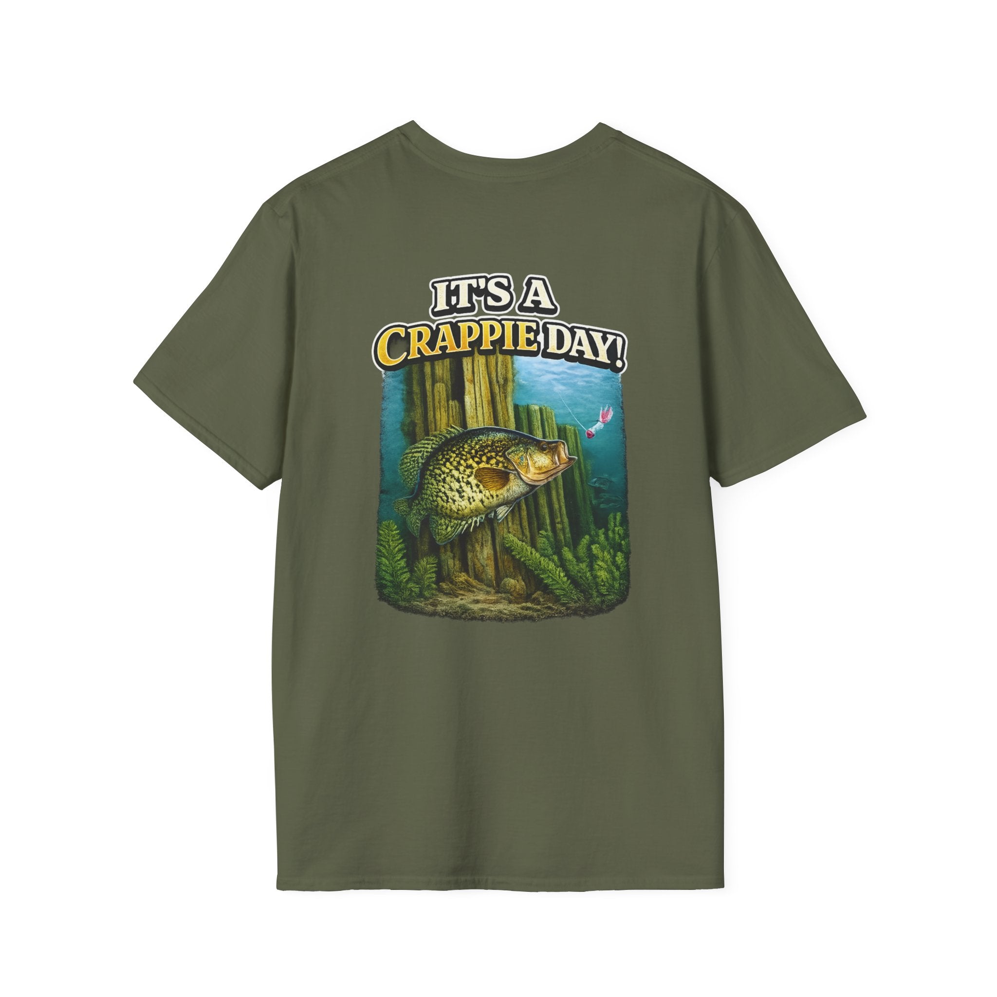 It's a Crappie Day! T-Shirt — Fishing Crappie Graphic Tee