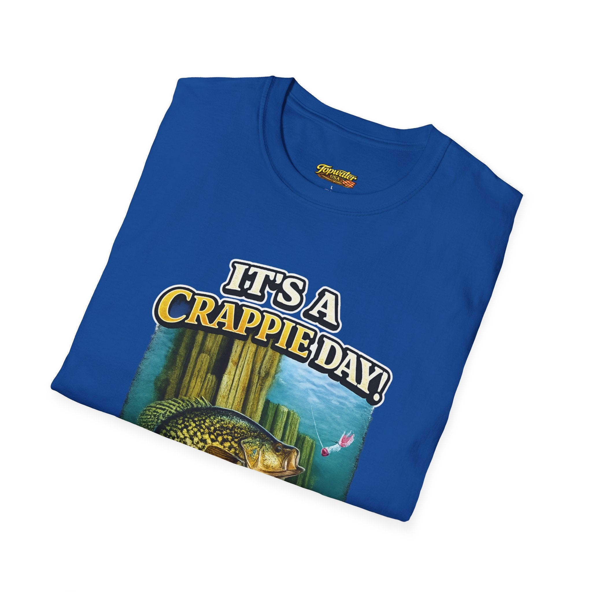 It's a Crappie Day! T-Shirt — Fishing Crappie Graphic Tee