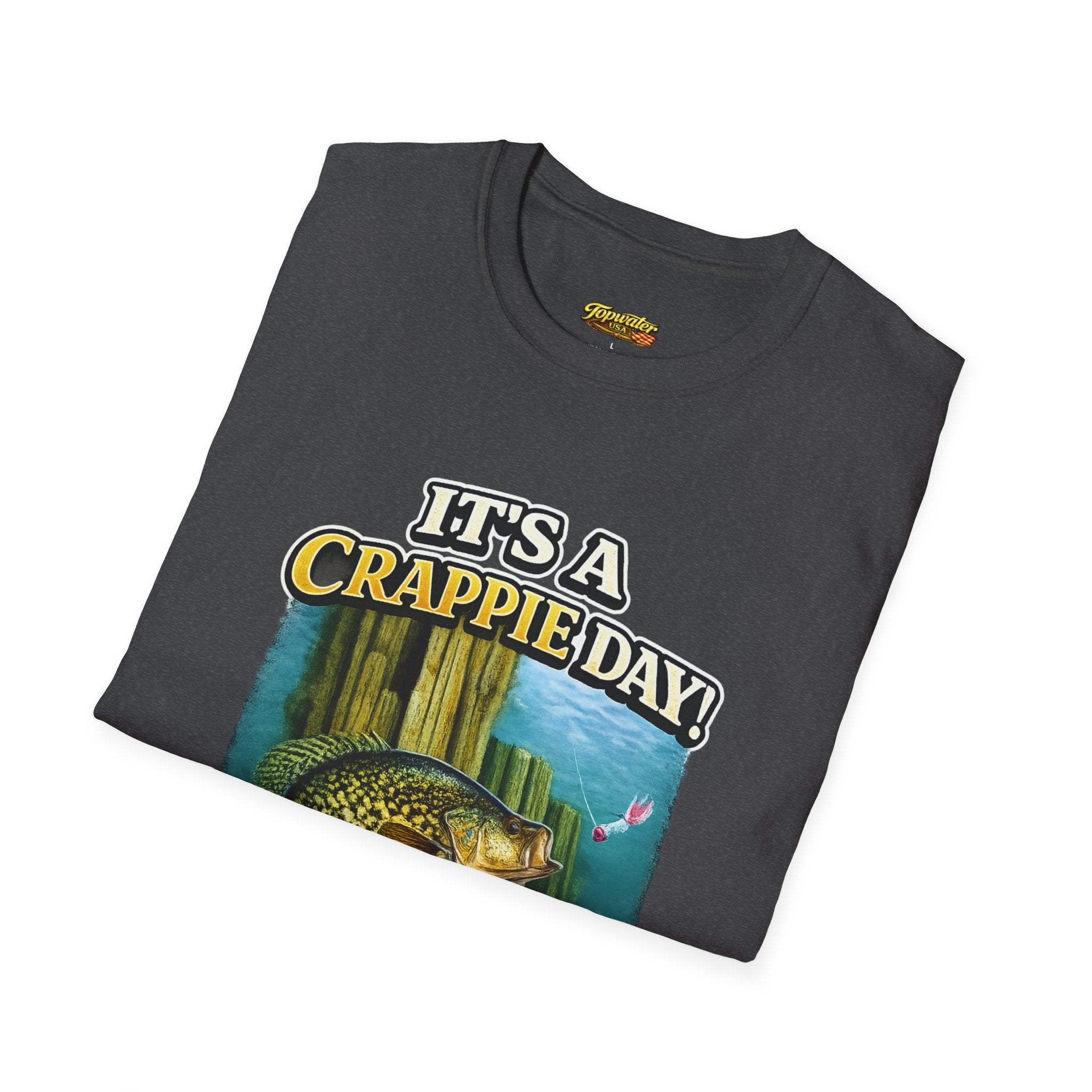 It's a Crappie Day! T-Shirt — Fishing Crappie Graphic Tee