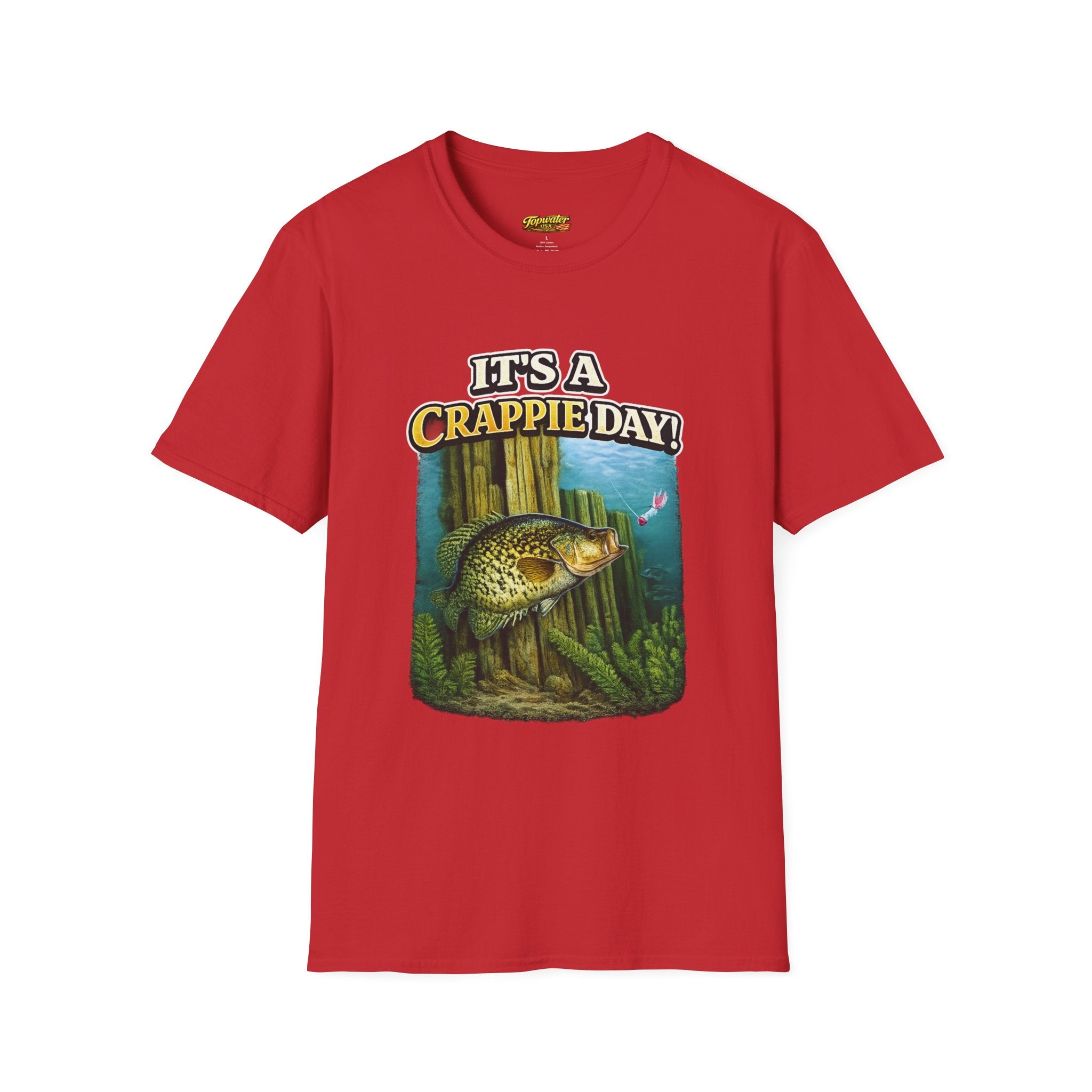 It's a Crappie Day! T-Shirt — Fishing Crappie Graphic Tee