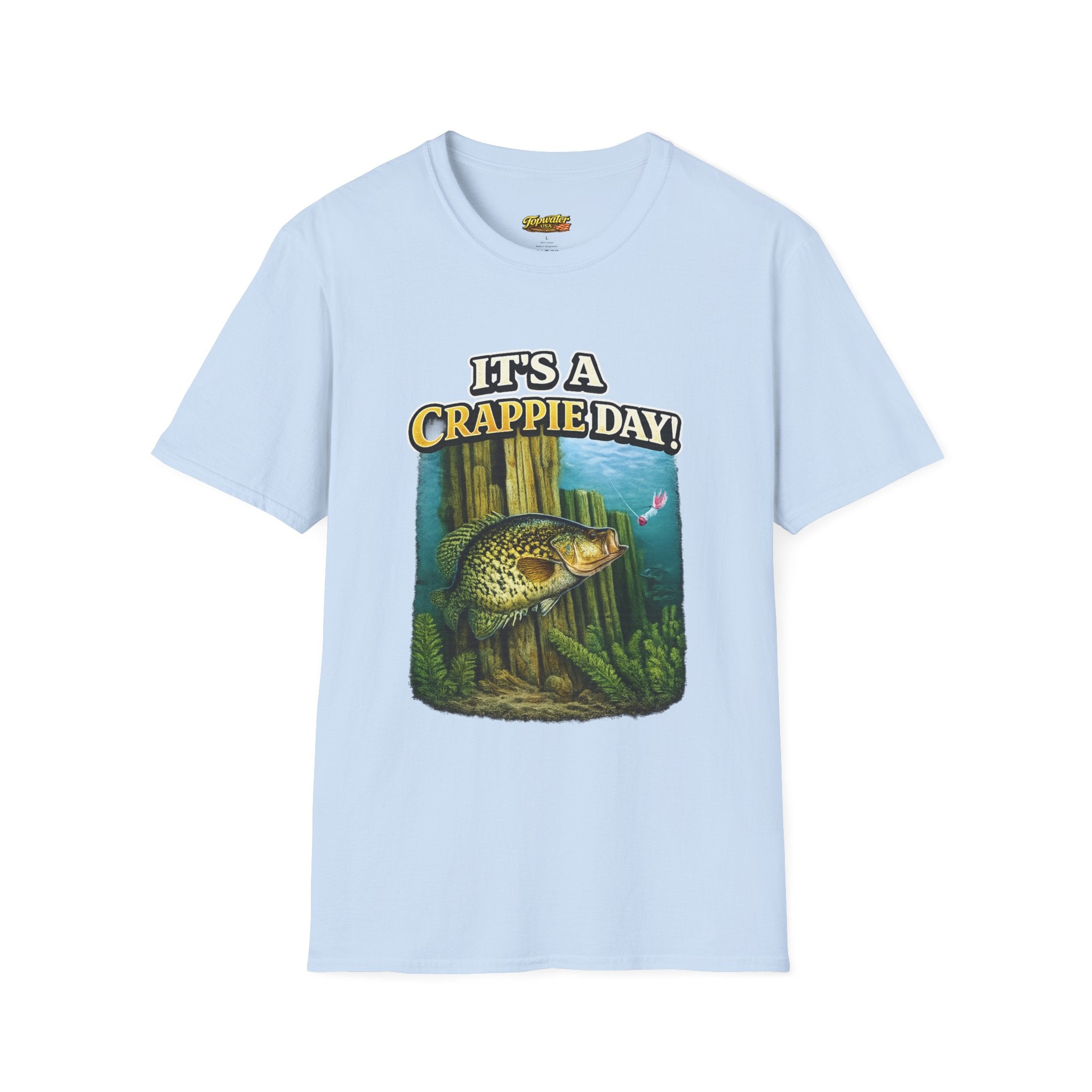 It's a Crappie Day! T-Shirt — Fishing Crappie Graphic Tee