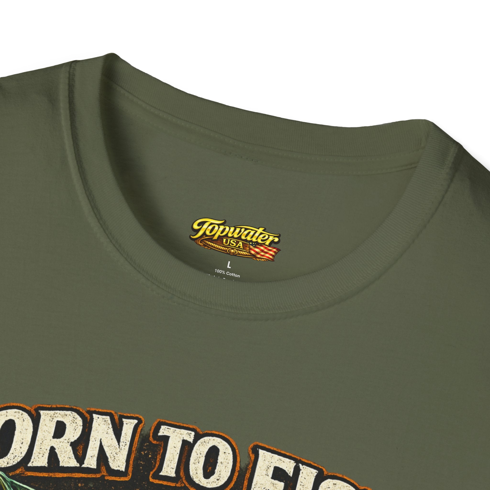 Born to Fish T-Shirt – "Born to Fish, Forced to Work" Fishing Graphic Tee