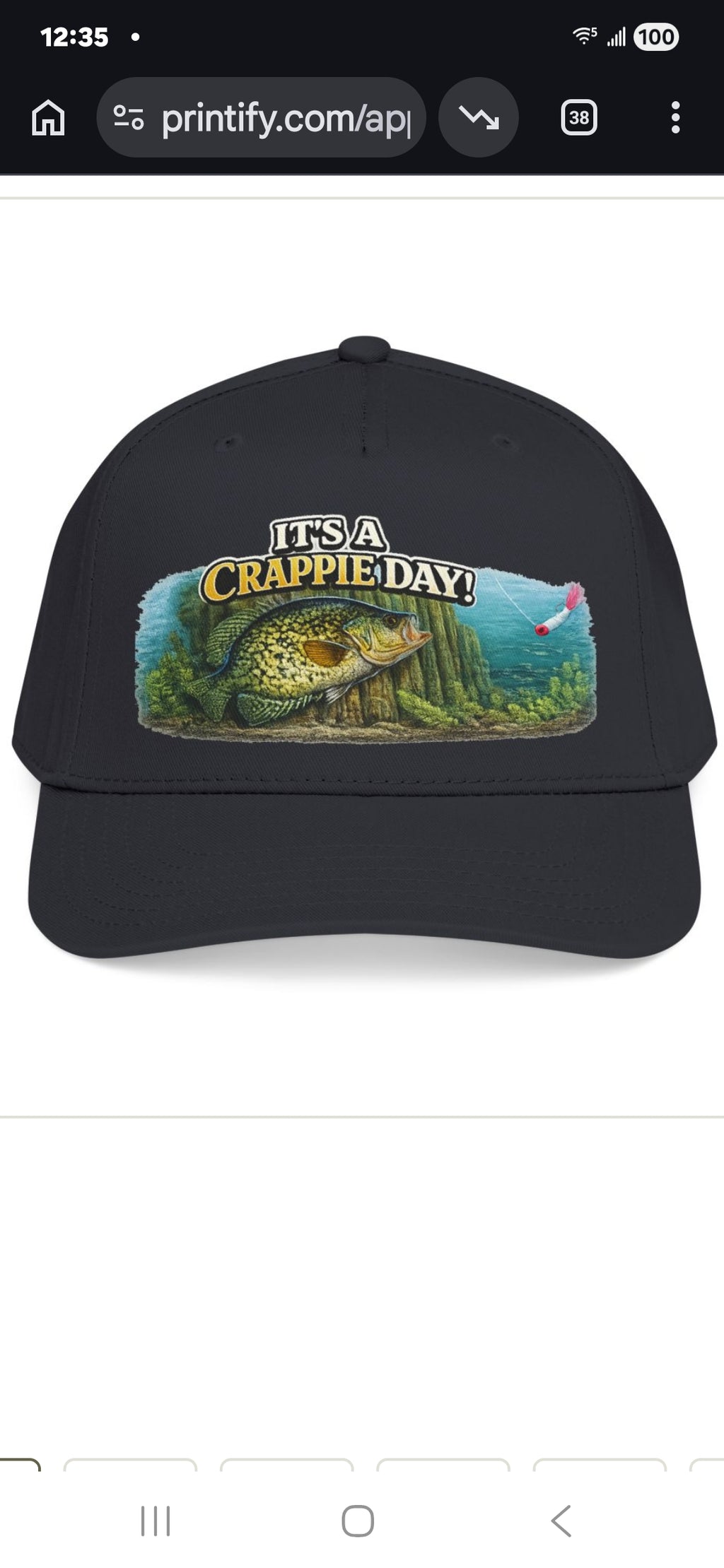 Mid Profile Baseball Cap Hat