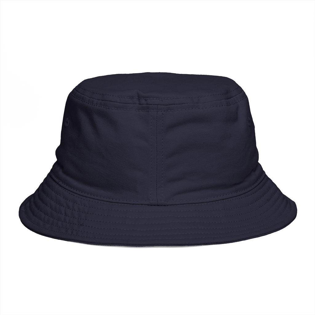 Topwater USA Bucket Hat — Retro Fishing Logo with American Flag