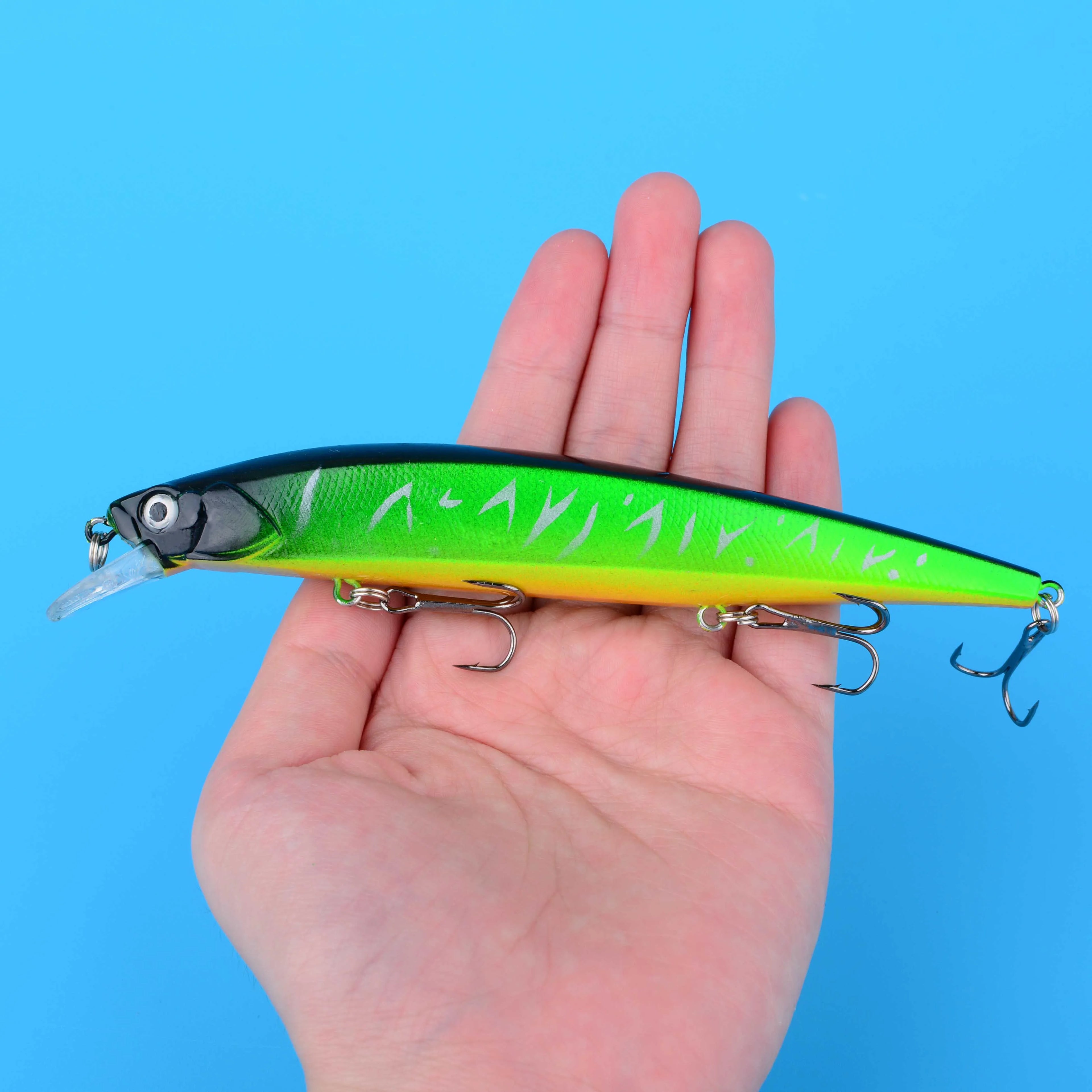 1PC Fishing Lure Floating Jerkbait 20g Weight Wobbler 14cm Minnow Bass Pike Tackle