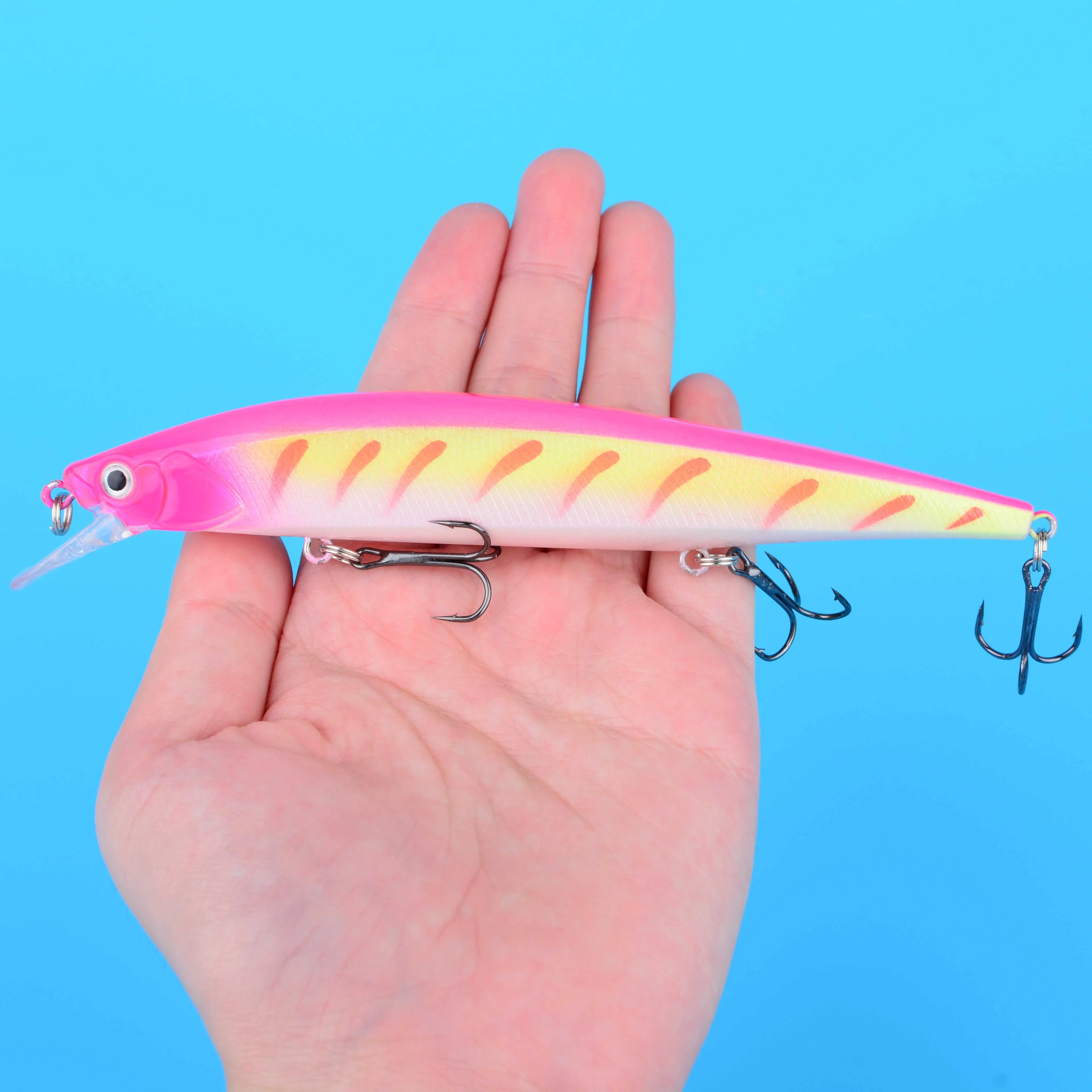 1PC Fishing Lure Floating Jerkbait 20g Weight Wobbler 14cm Minnow Bass Pike Tackle