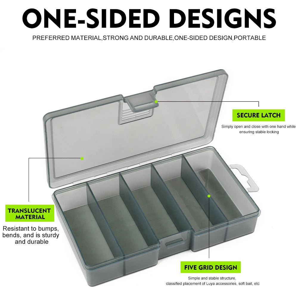 PROBEROS Fishing Tackle Box Large Capacity Fishing Accessories Tool Storage Box Fish Hook Lure Fake Bait Box Fishing Supplies