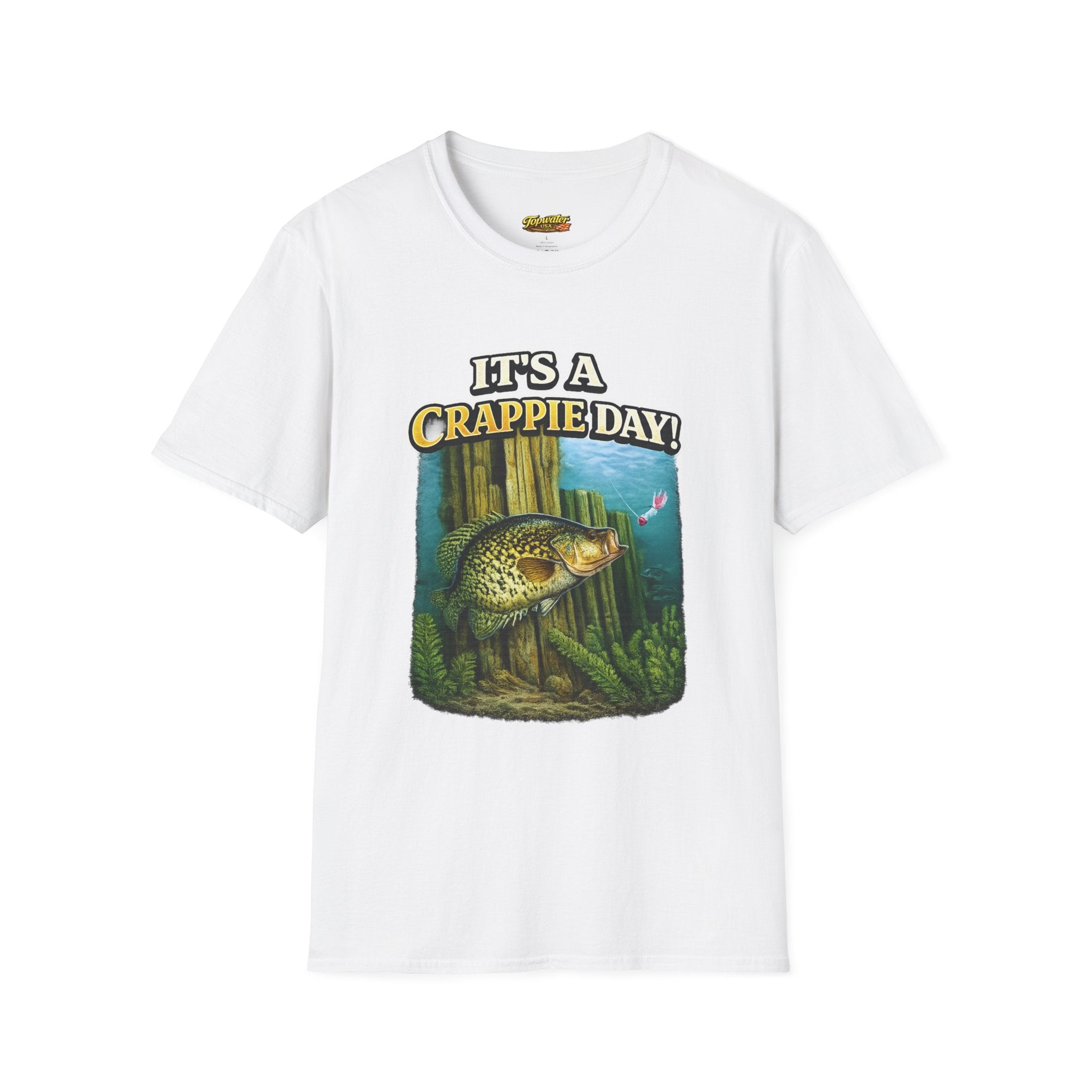 It's a Crappie Day! T-Shirt — Fishing Crappie Graphic Tee