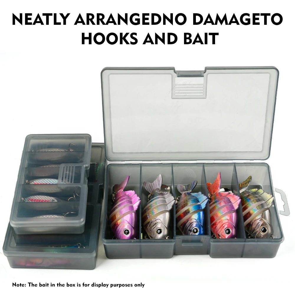 PROBEROS Fishing Tackle Box Large Capacity Fishing Accessories Tool Storage Box Fish Hook Lure Fake Bait Box Fishing Supplies