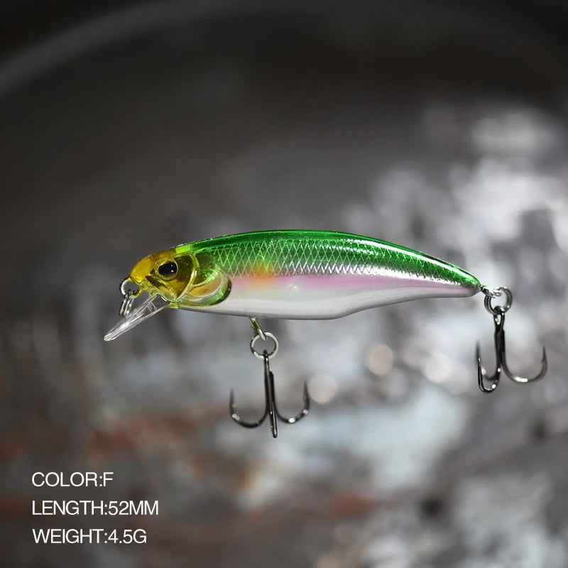 Japan Hot Model Sinking Minnow Fishing Lures 52mm 4.5g Jerkbait Bass Pike Carkbait Wobblers Swimbait Professional Hard Bait