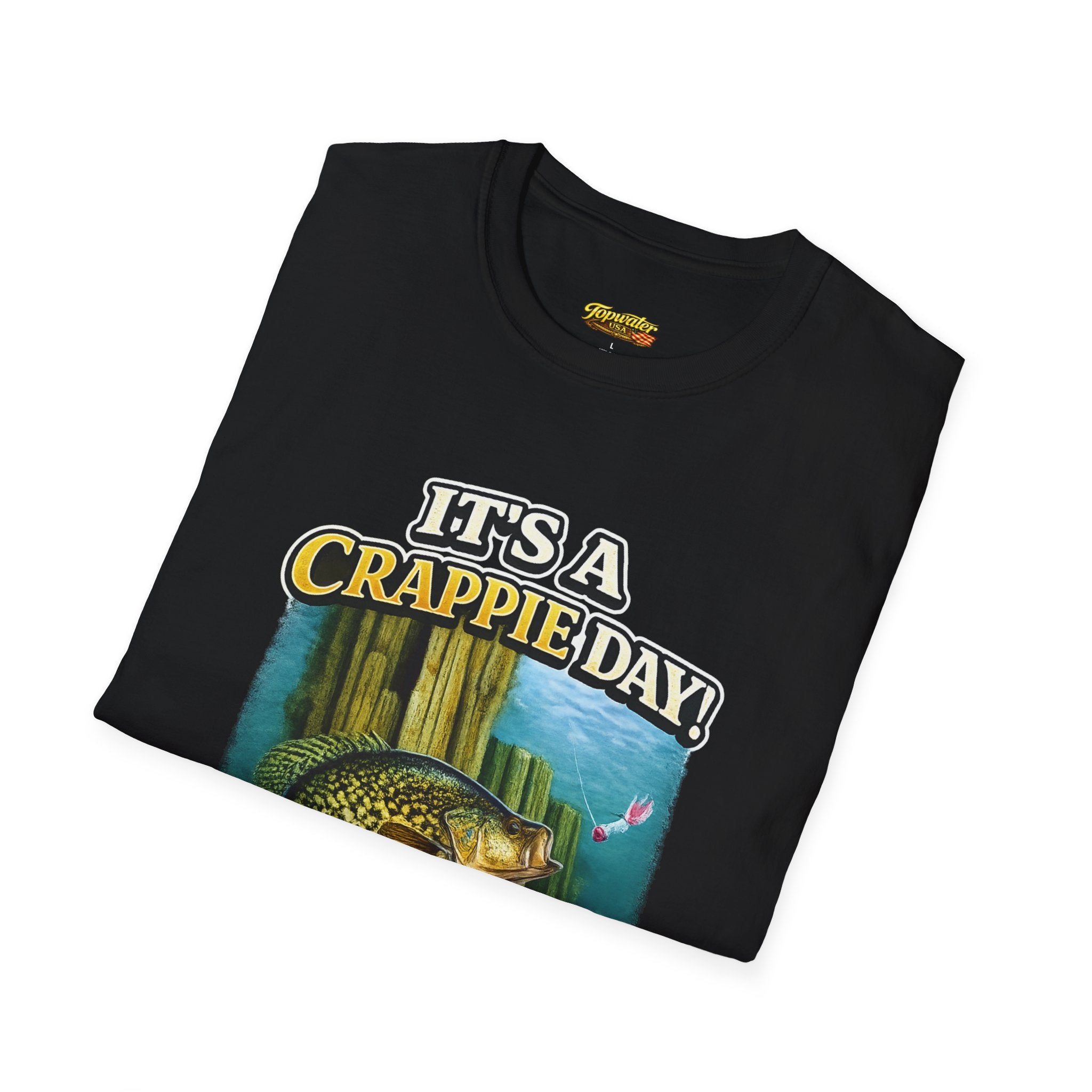 It's a Crappie Day! T-Shirt — Fishing Crappie Graphic Tee