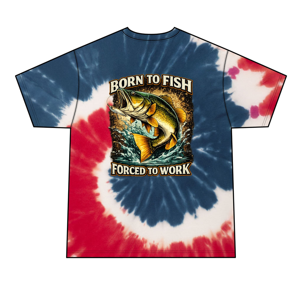Born to Fish Tie-Dye Tee — Men's Fishing T-Shirt