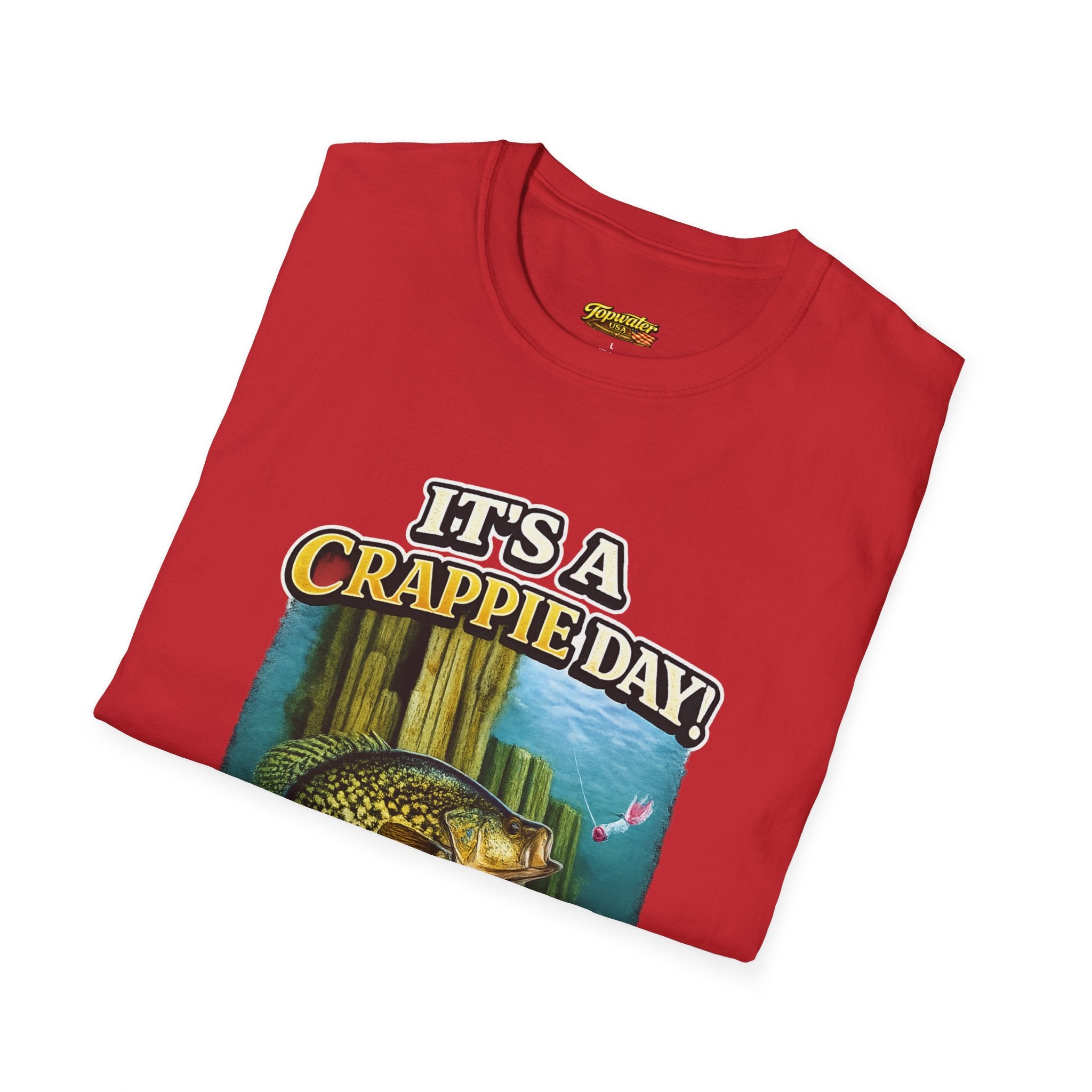It's a Crappie Day! T-Shirt — Fishing Crappie Graphic Tee