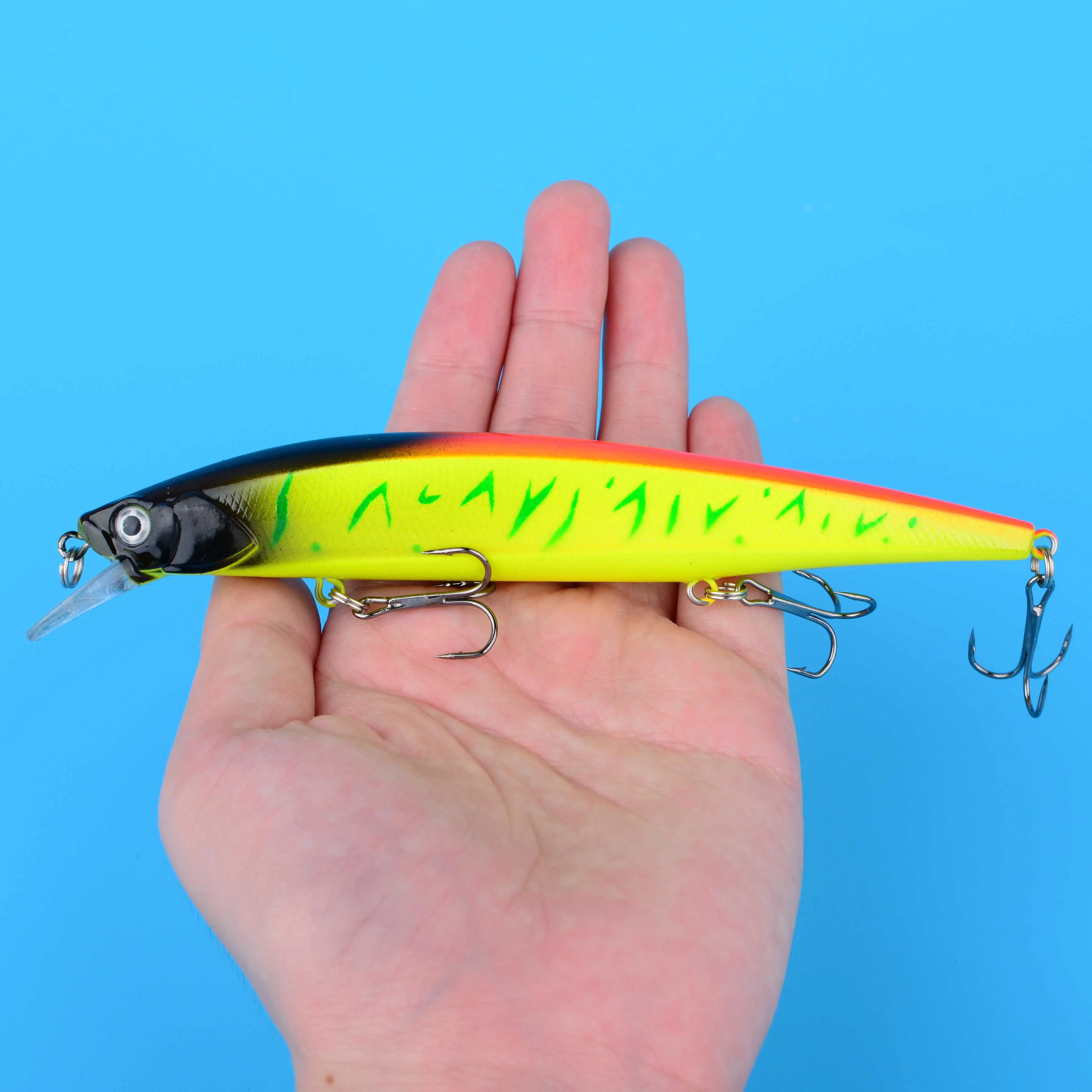 1PC Fishing Lure Floating Jerkbait 20g Weight Wobbler 14cm Minnow Bass Pike Tackle
