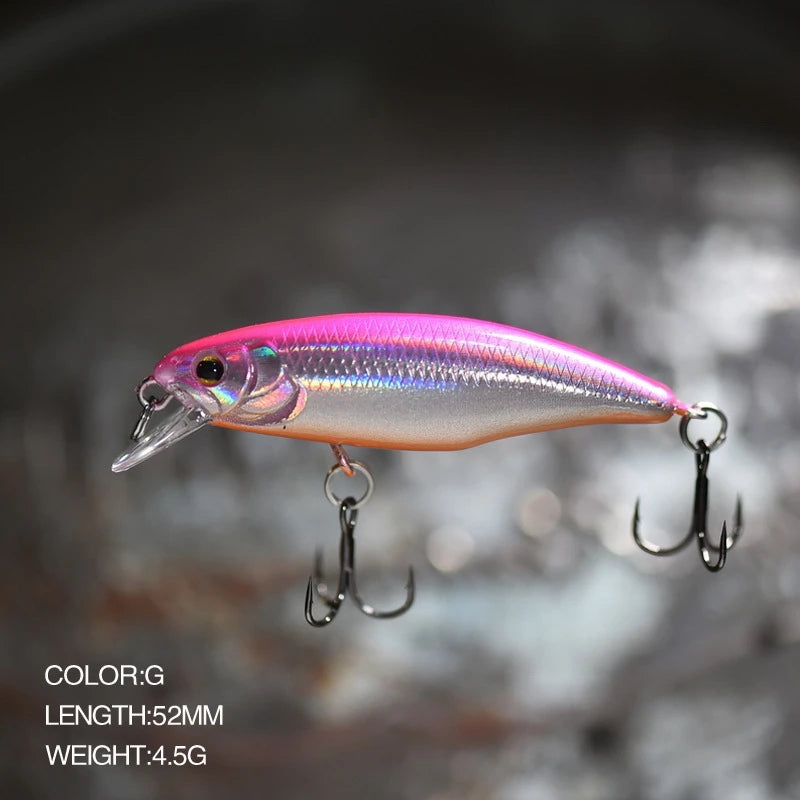 Japan Hot Model Sinking Minnow Fishing Lures 52mm 4.5g Jerkbait Bass Pike Carkbait Wobblers Swimbait Professional Hard Bait