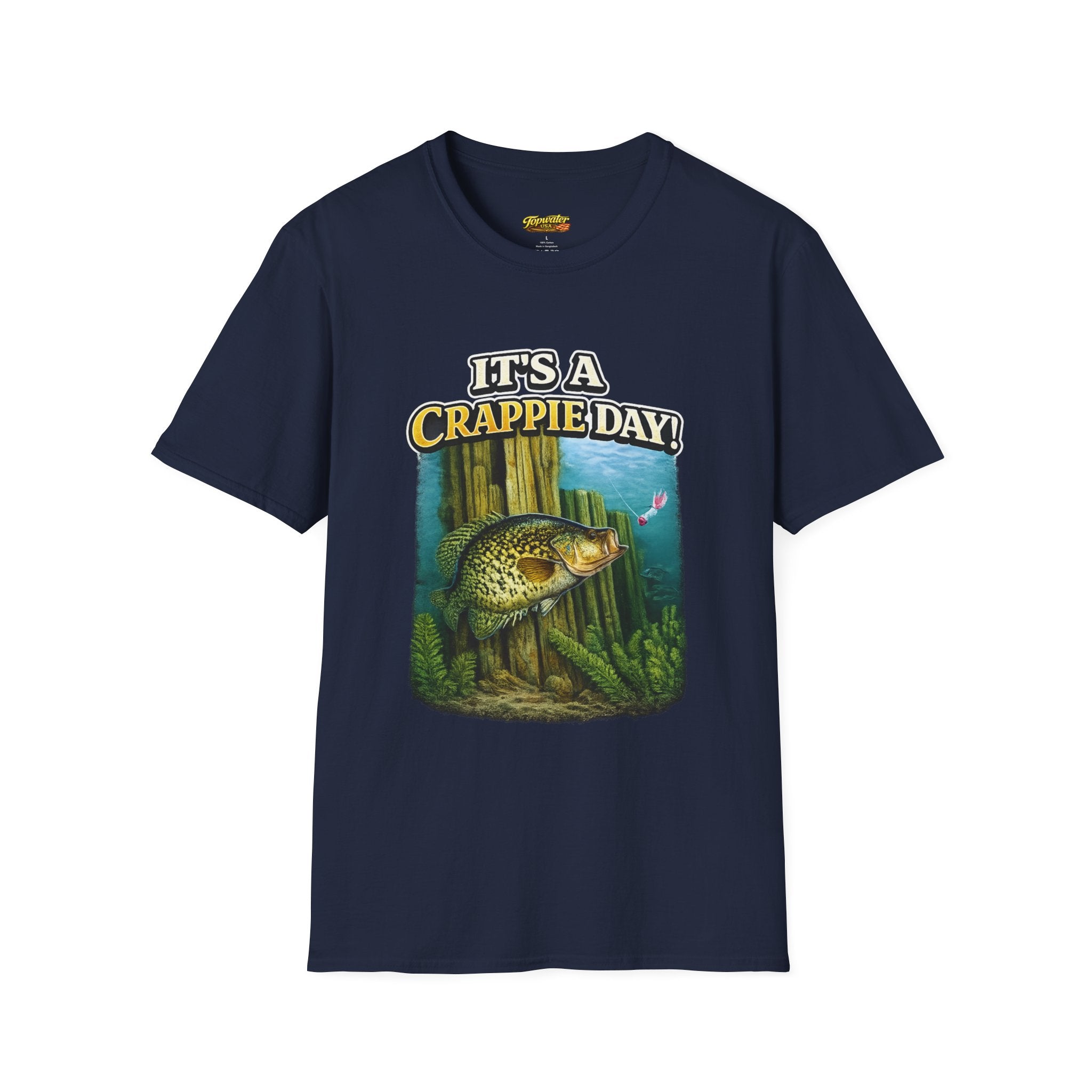 It's a Crappie Day! T-Shirt — Fishing Crappie Graphic Tee