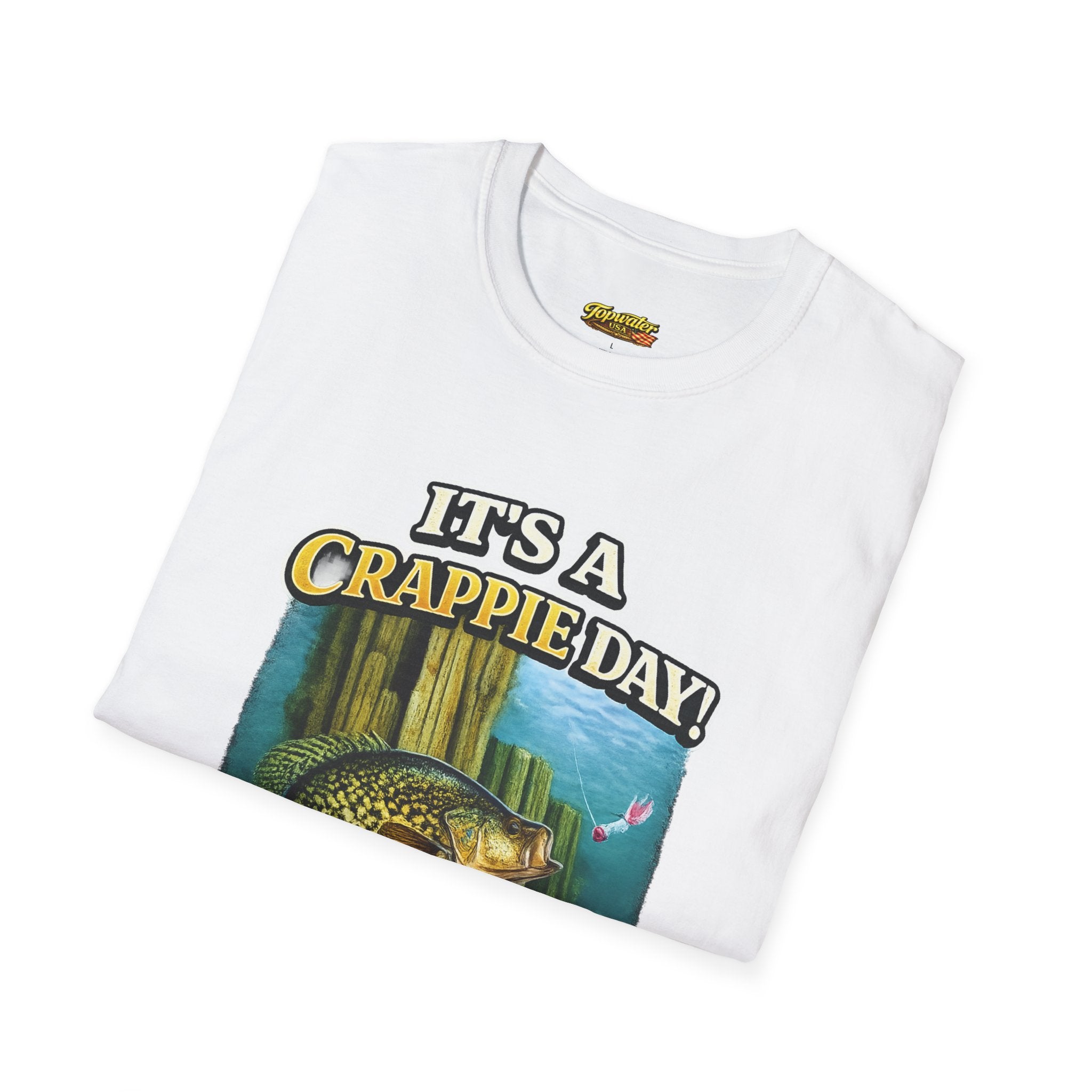 It's a Crappie Day! T-Shirt — Fishing Crappie Graphic Tee