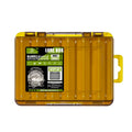 Double Sided Fishing Lure Boxes 12 Compartments Fishing Tackle Organizer With 2 Buckle Plastic Clear Storage Case