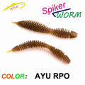 Clearance_Spiker Worm Bait at 5cm 7cm Soft Lures for Perch Bass Fishing Lure TPE TPR Floating Drop Rig Soft Bait UV Glow Worm Ba