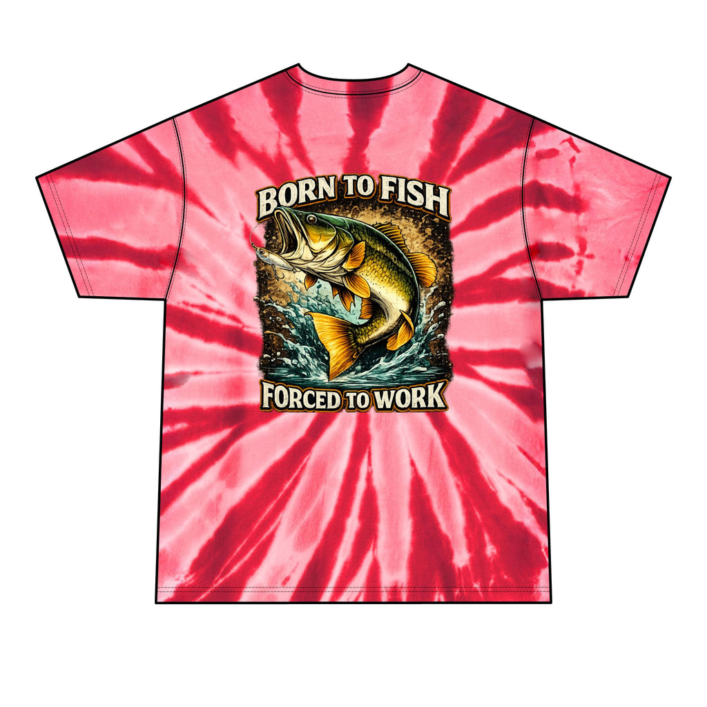 Born to Fish Tie-Dye Tee — Men's Fishing T-Shirt