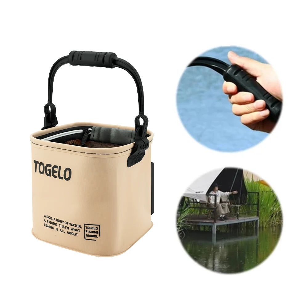 8L/13L Bucket All for Fishing Stuff Fishing Supplies New Accessorie Tackle Articles Accessory Suitcase Good Sports Entertainment