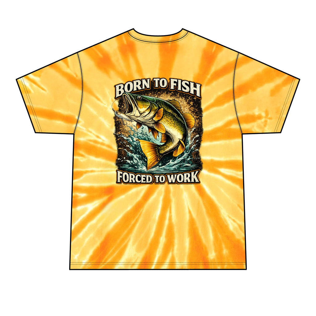 Born to Fish Tie-Dye Tee — Men's Fishing T-Shirt