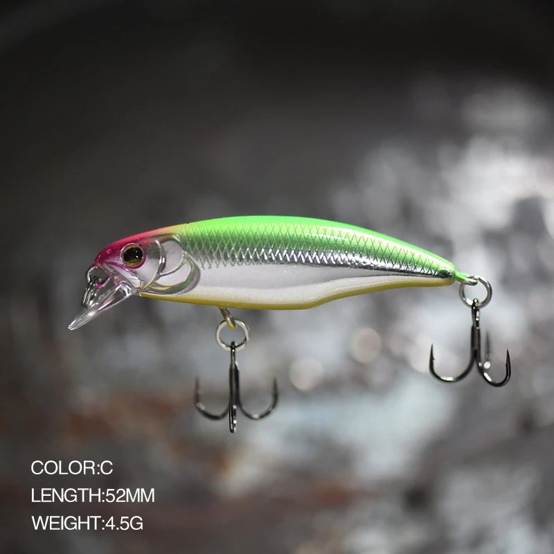 Japan Hot Model Sinking Minnow Fishing Lures 52mm 4.5g Jerkbait Bass Pike Carkbait Wobblers Swimbait Professional Hard Bait