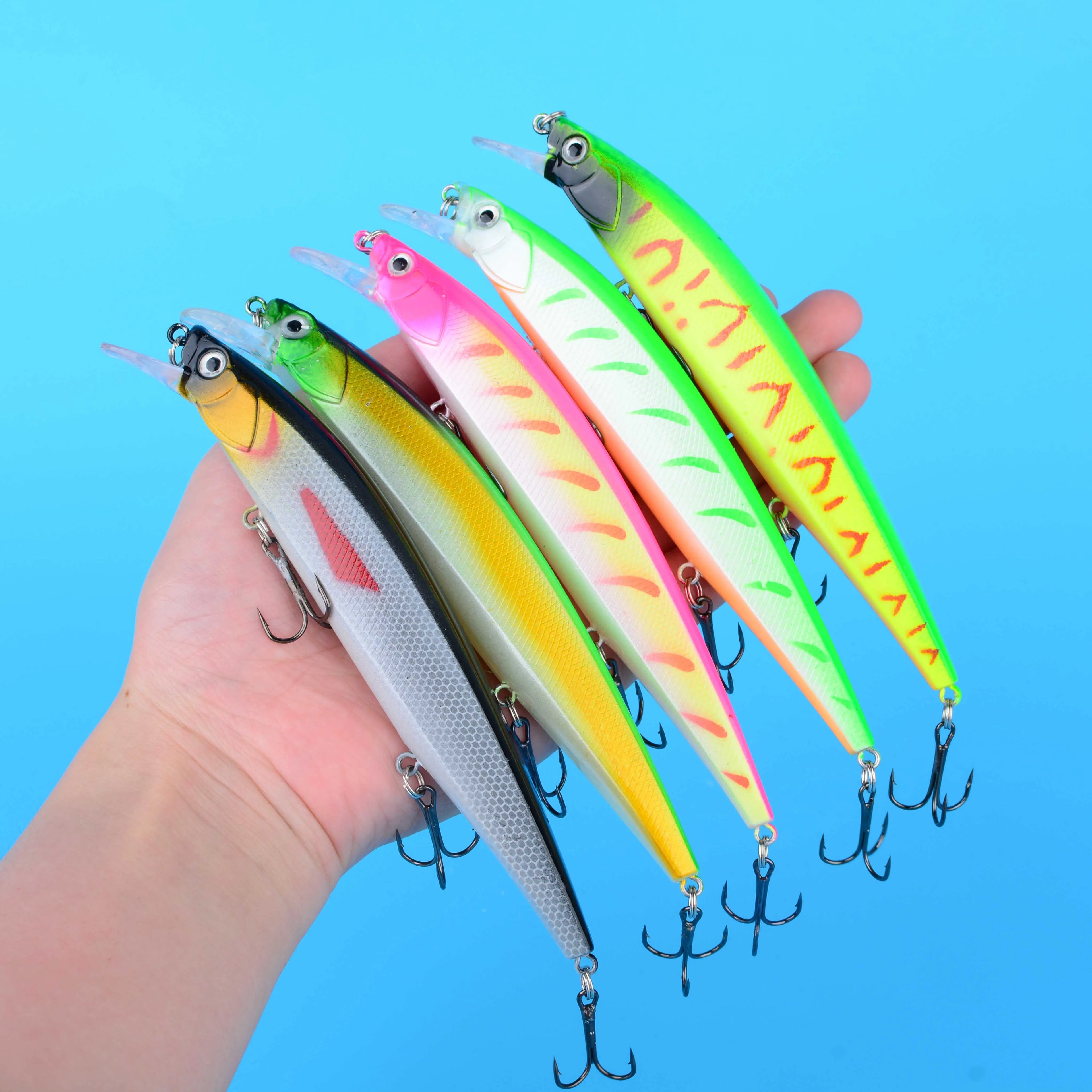 1PC Fishing Lure Floating Jerkbait 20g Weight Wobbler 14cm Minnow Bass Pike Tackle