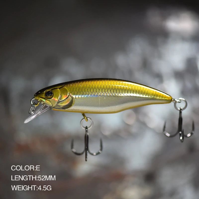 Japan Hot Model Sinking Minnow Fishing Lures 52mm 4.5g Jerkbait Bass Pike Carkbait Wobblers Swimbait Professional Hard Bait