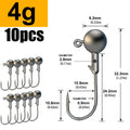 1g 2g 3g 4g 5g 10g 20g 22g 25g 28g crank Jig head hook fishing hook head Jig lure hard bait soft worm jig hook for fishing