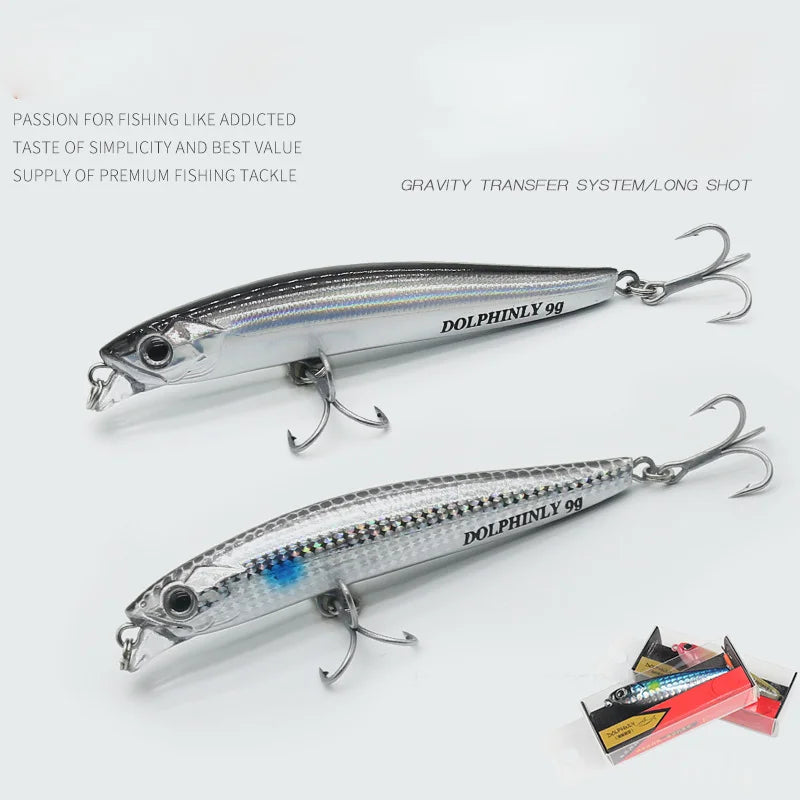 Sinking Pencil Fishing Lure Weight System Silicone Bait Treble Hook Swimbait Wobbler Tackle Jerkbait Artificial Baits