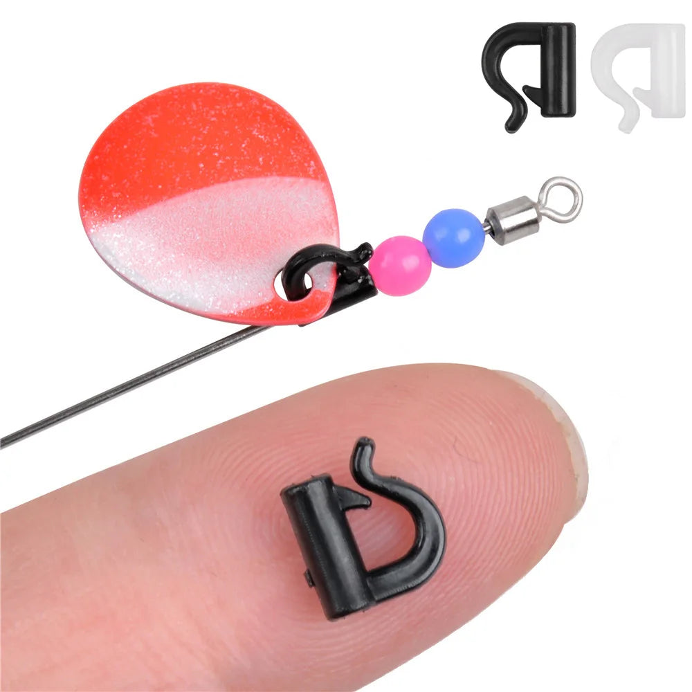 300Pcs Fishing Spinner Clevis Kit U-Shaped Spinner Clevis Spinner Blade Clevis for spinner bait Lure  Fishing Accessories Tackle