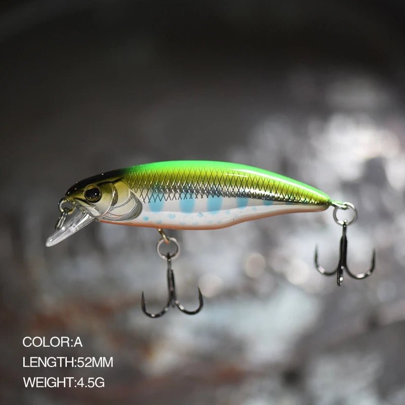 Japan Hot Model Sinking Minnow Fishing Lures 52mm 4.5g Jerkbait Bass Pike Carkbait Wobblers Swimbait Professional Hard Bait