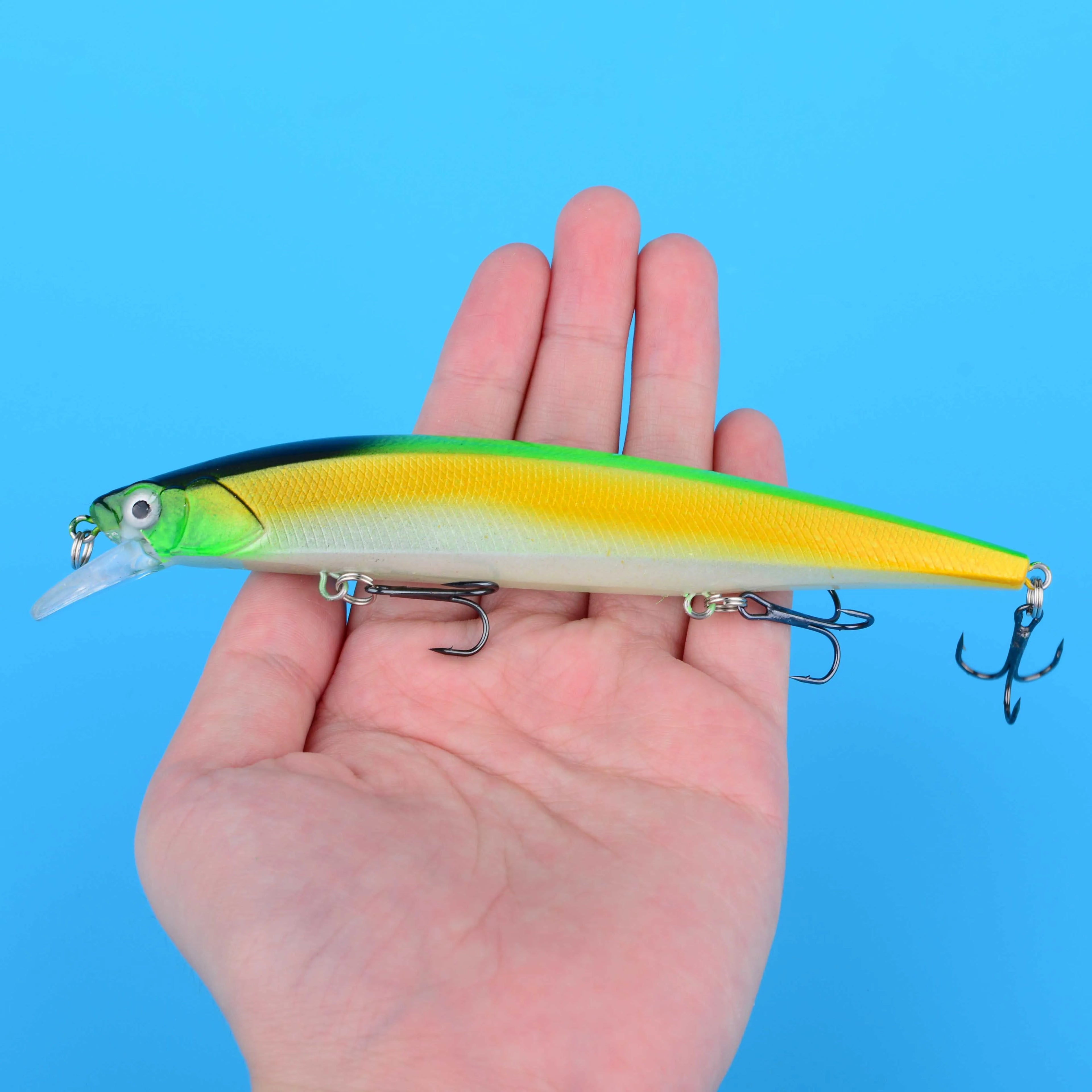 1PC Fishing Lure Floating Jerkbait 20g Weight Wobbler 14cm Minnow Bass Pike Tackle
